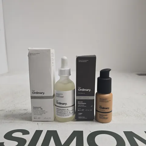 THE ORDINARY HYALURONIC ACID 2% + B5 SERUM & COLOUR FOUNDATION IN 3.0 Y MEDIUM DARK – BOXED SET