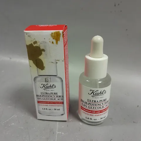 BOXED KIEHL'S ULTRA PURE 9.8% GLYCOLIC ACID SERUM - 30ML 