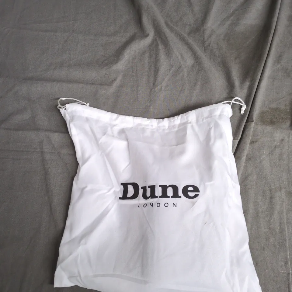 DUNE LONDON GLITTER CLUTCH BAG WITH CHAIN – ROSE GOLD