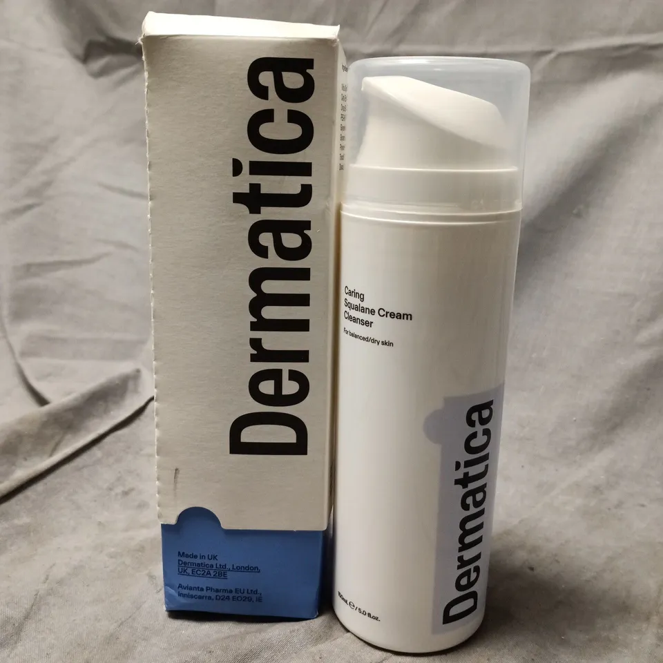 BOXED DERMATICA CARING SQUALANE CREAM CLEANSER (150ML)