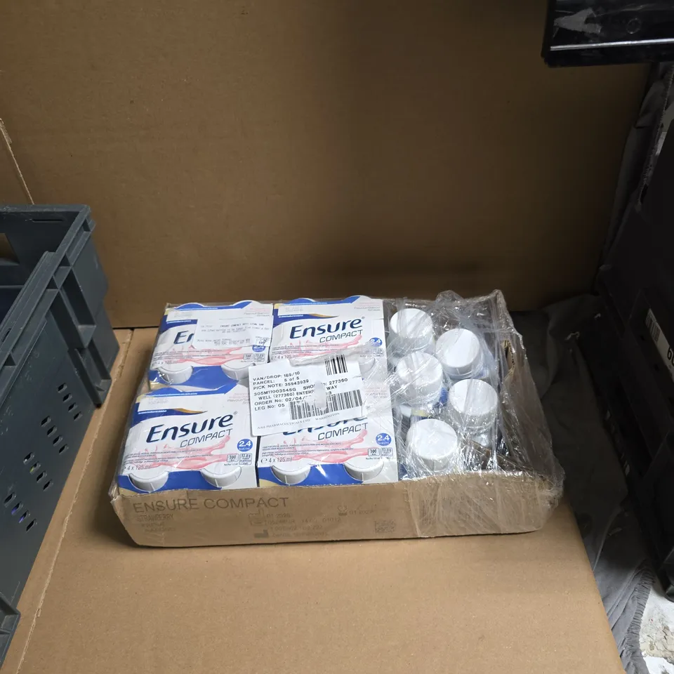 APPROXIMATELY 20 X ENSURE COMPACT HIGH ENERGY DRINK 125ML - BEST BEFORE 1/27 