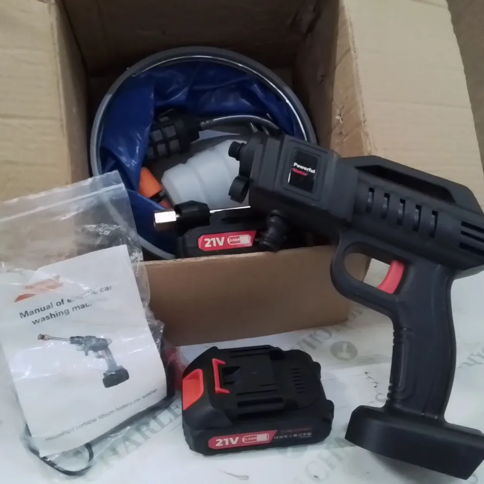 BOXED ELECTRIC CAR WASHING MACHINE 