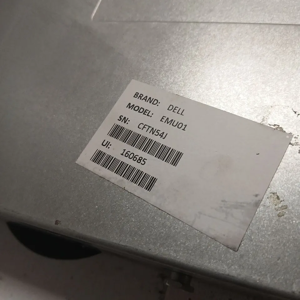 DELL EMU01 SERVER – RACK-MOUNT ENTERPRISE NETWORKING & SERVERS