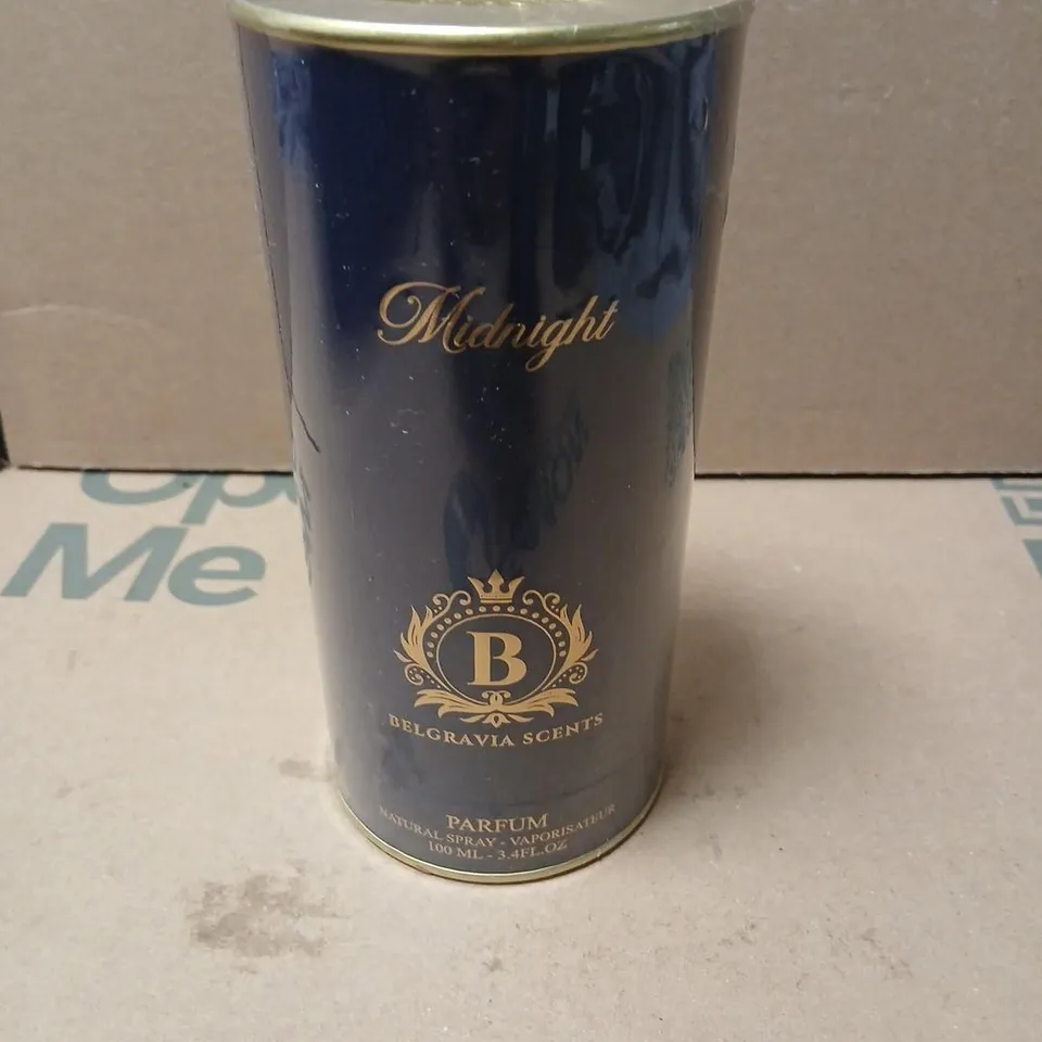 BOXED AND SEALED MIDNIGHT BELGRAVIA SCENTS PARFUM 100ML