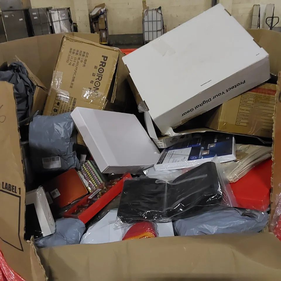 PALLET TO CONTAIN ASSORTED HOUSEHOLD ITEMS AND CONSUMER PRODUCTS. INCLUDING CHRISTMAS DECORATIONS, FLEECE BLANKETS, AIR FRYER ACCESSORIES, FOOT MASSAGER ETC