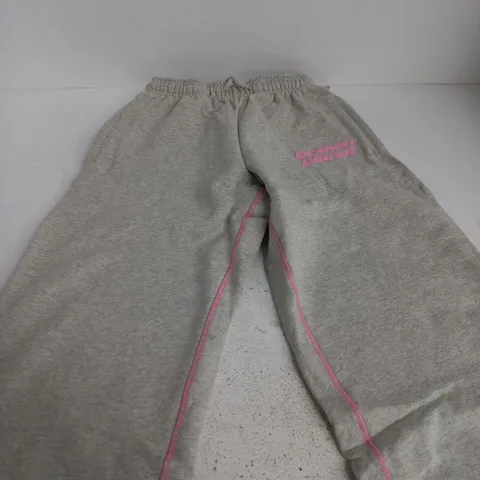 BROKEN PLANET STAR LOGO SWEATPANTS – ASH HEATHER GRAY, SIZE S
