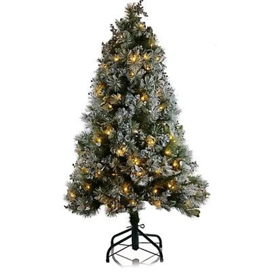BOXED K BY KELLY HOPPEN COTSWOLDS PRE-LIT 120CM CHRISTMAS TREE
