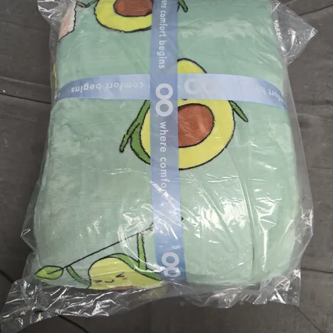SEALED OODIE OVERSIZED HOODED BLANKET - AVACADO