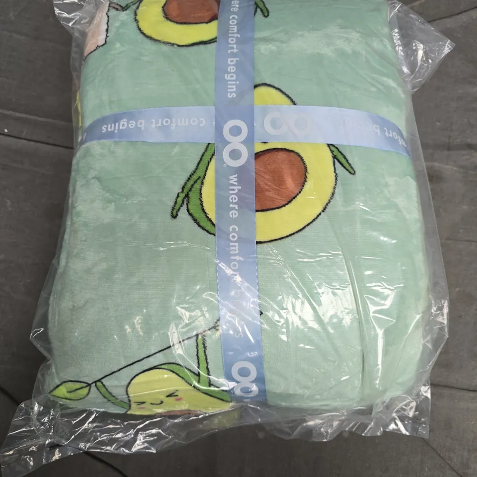SEALED OODIE OVERSIZED HOODED BLANKET - AVACADO