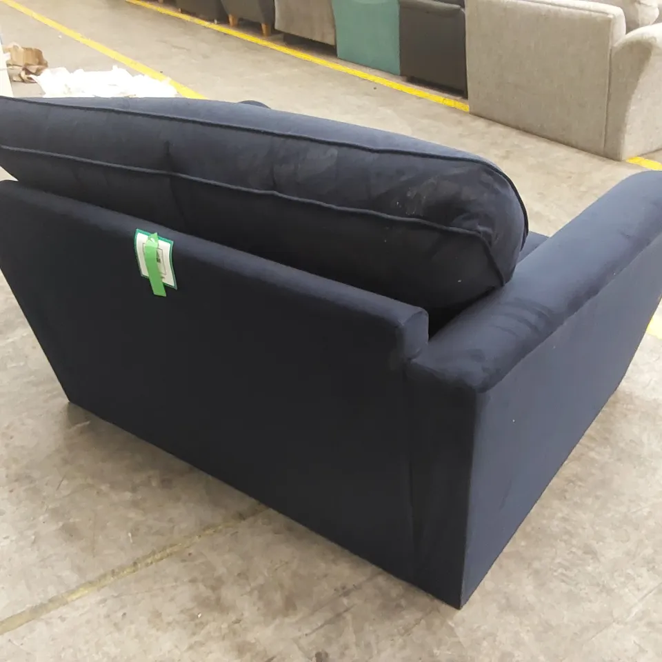 JACKSON VELVET SNUGGLE CHAIR - MIDNIGHT RRP £799