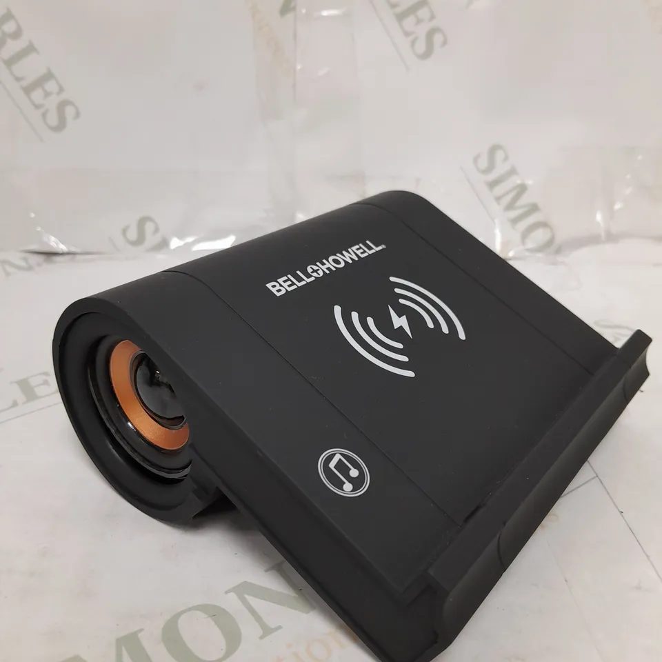 BOXED BELL & HOWELL 2IN1 WIRELESS CHARGING TOUCH SPEAKER