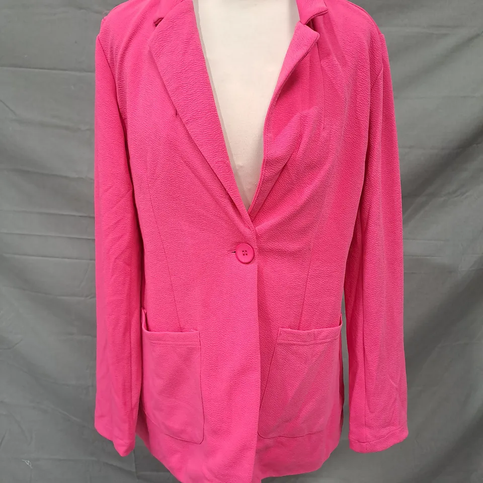 mint limit blazer in pink size medium