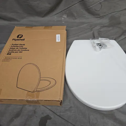 BOXED PIPISHELL TOILET SEAT IN WHITE