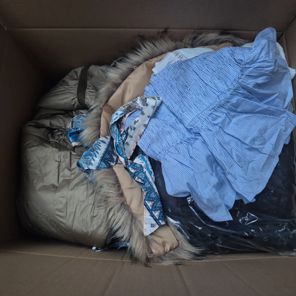 APPROXIMATELY 25 ASSORTED CLOTHING AND FASHION PRODUCTS IN VARIOUS STYLES AND SIZES - COLLECTION ONLY