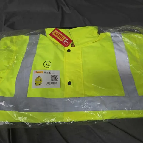 B-SEEN HI-VIS SUPER BOMBER JACKET - XL