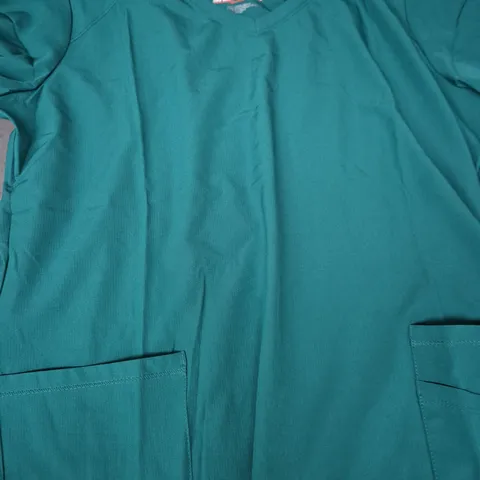 SKECHERS BY BARCO WOMEN'S SCRUBS COLLECTION TOP IN GREEN SIZE XL