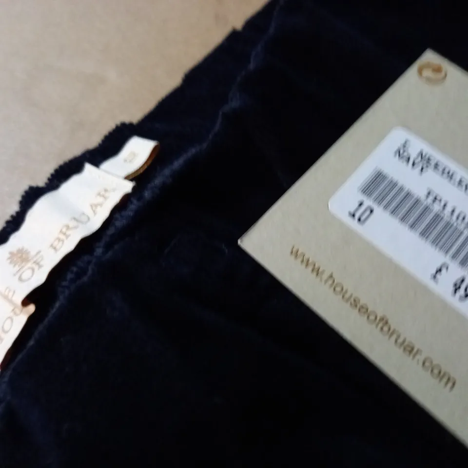 HOUSE OF BRUAR NAVY TROUSERS - 10