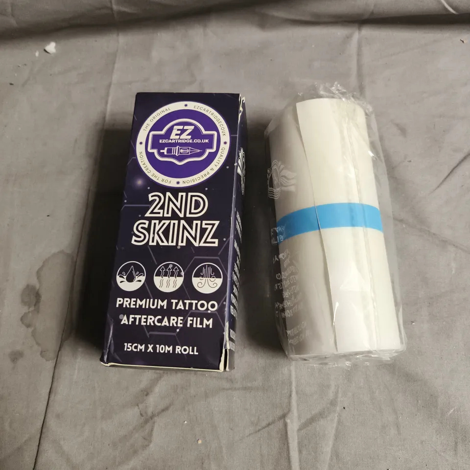 2ND SKINZ PREMIUM TATTOO AFTERCARE FILM ROLL 15CM X 10M