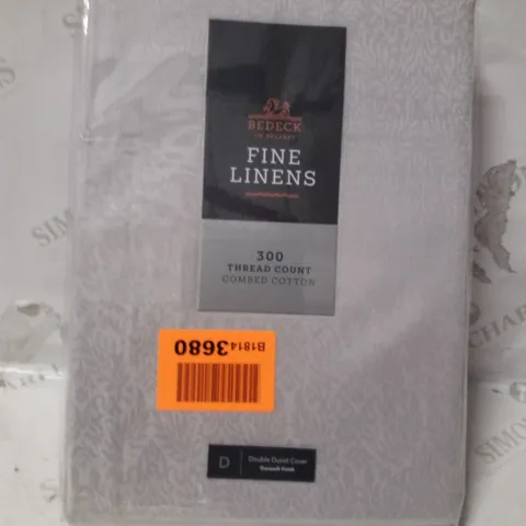 BRAND NEW SEALED TAHRA JACQUARD DOUBLE DUVET SET
