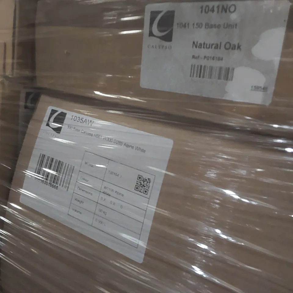 PALLET CONTAINING A LARGE QUANTITY OF ASSORTED BRAND NEW CALYPSO BASE CARCASSES, BASE UNITS ECT
