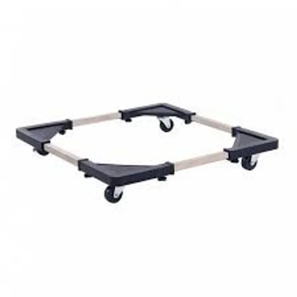 BOXED ADJUSTABLE APPLIANCE FRIDGE FREEZER MOVER TROLLEY DOLLY WASHING MACHINE BASE