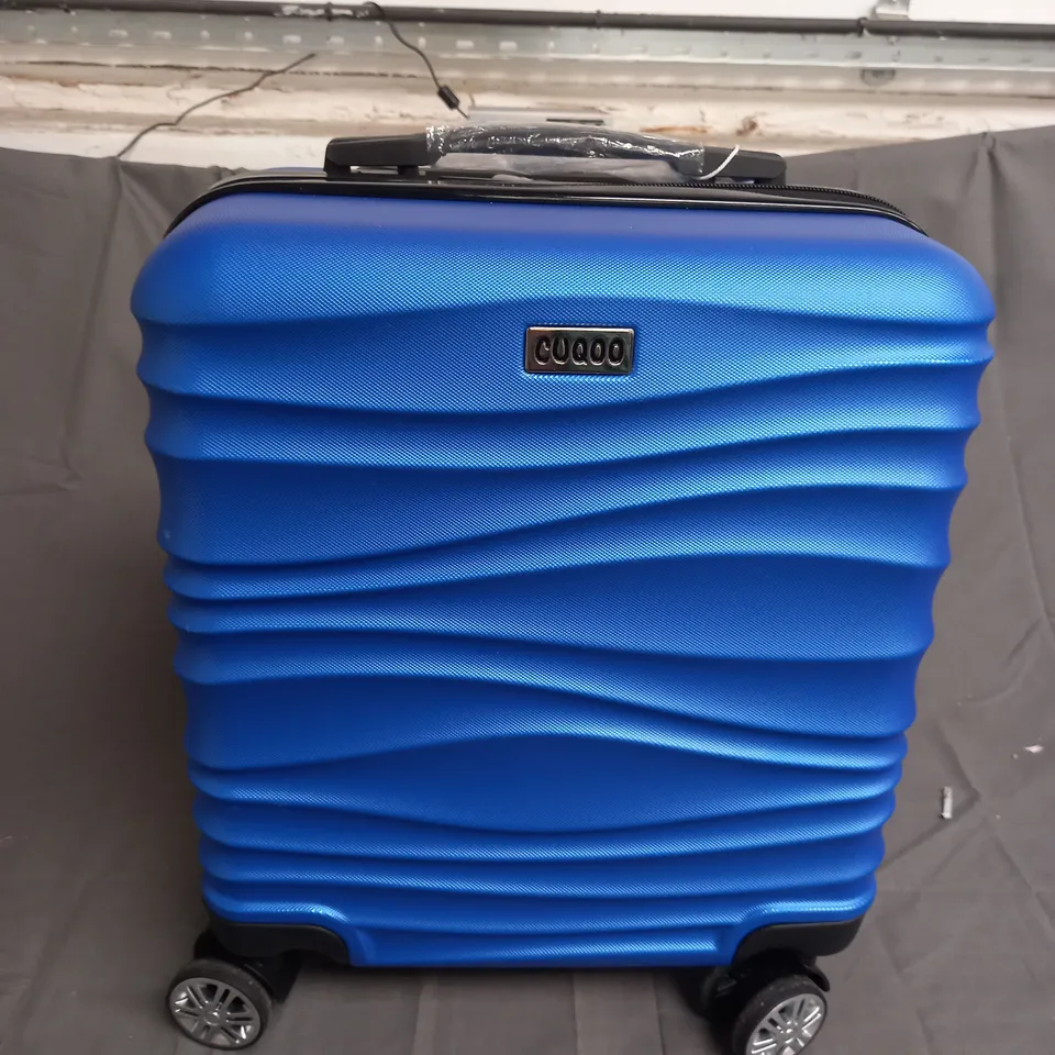 CUQOO HARD CASE WAVE EFFECT SUITCASE ON WHEELS