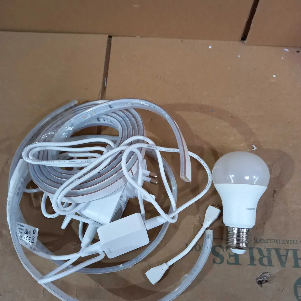 PHILIPS HUE LED STRIP LIGHT & E27 BULB