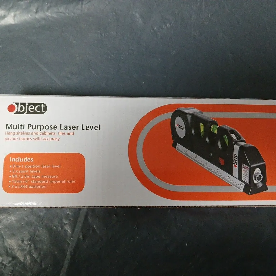 OBJECT MULTI-PURPOSE LASER LEVEL – BOXED