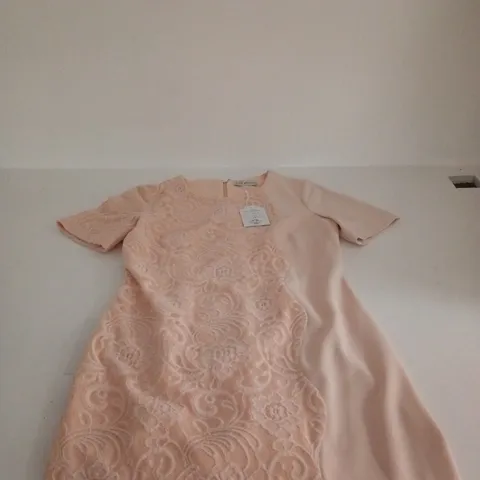 GINA BACCONI PEACH UK 12 DRESS TAGGED