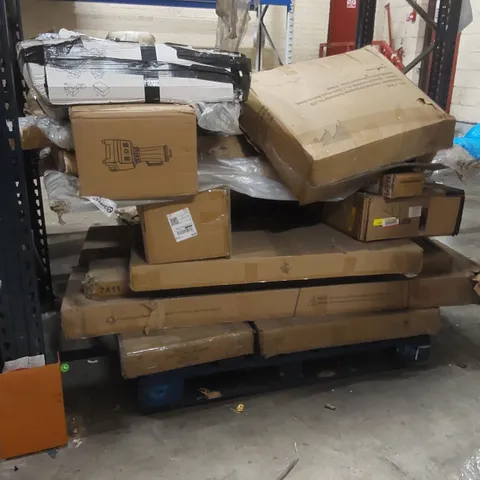 PALLET CONTAINING A LARGE QUANTITY OF ASSORTED FURNITURE PARTS ECT