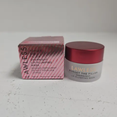 BOXED LAWLESS FORGET THE FILLER OVERNIGHT LIP-PLUMPING MASK CHERRY VANILLA (8G)