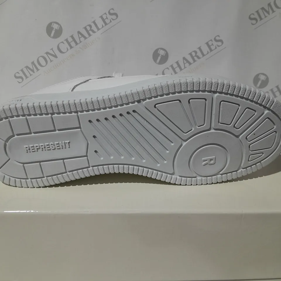 REPRESENT NAPPA WHITE TRAINER - SIZE EUR 43