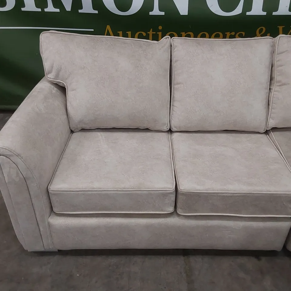 QUALITY DESIGNER CHISWICK SOFT VELVET UPHOLSTERED CORNER SOFA 