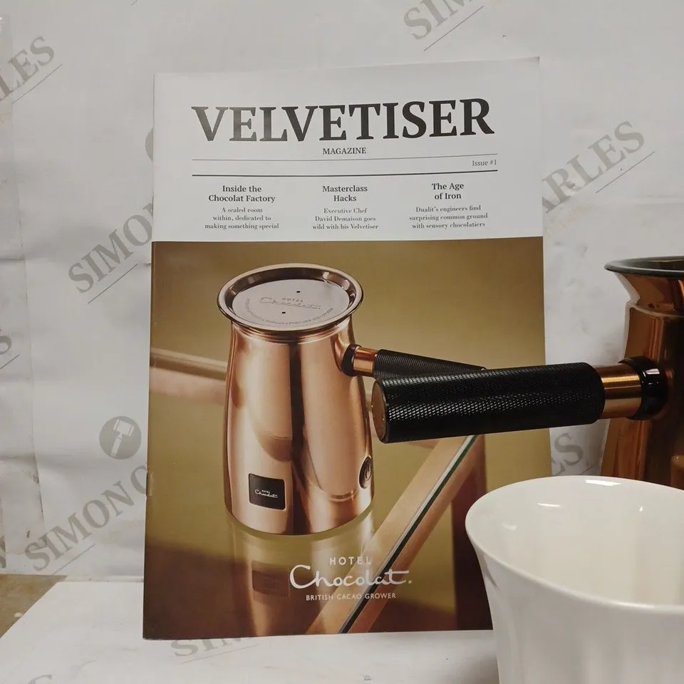 VELVETISER HOTEL CHOCOLAT , HOT CHOCOLATE MAKER