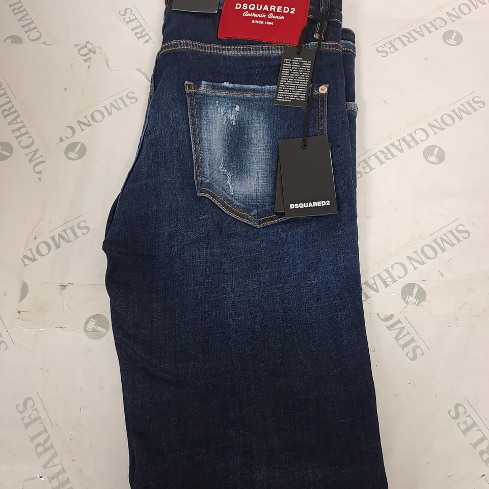 DSQUARED2 SLIM FIT DENIM JEANS SIZE 20