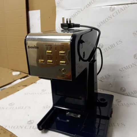 BREVILLE ONE-TOUCH COFFEEHOUSE COFFEE MACHINE - NAVY BLUE