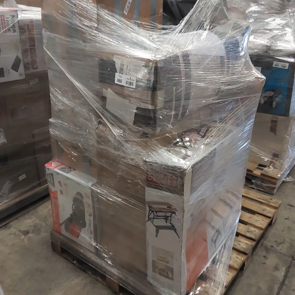 PALLET OF APPROXIMATELY 10 ASSORTED ELECTRONIC AND HOUSEHOLD ITEMS TO INCLUDE 