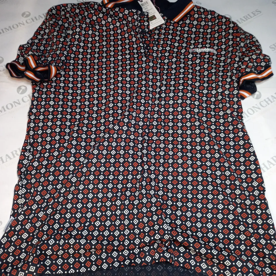 IAMBRELLA GEOMETRIC AOP POLO - XXL