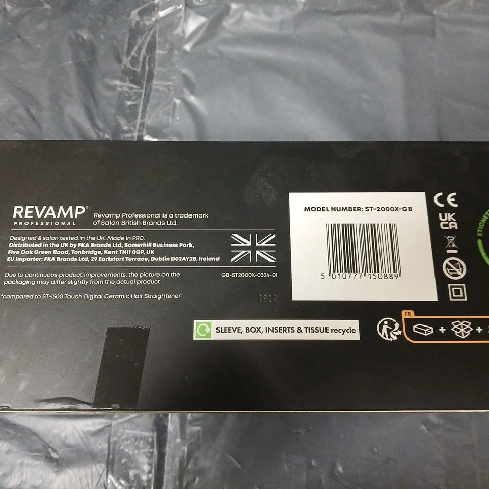 Revamp Professional Ultra X Shine Ceramic Hair Straightener