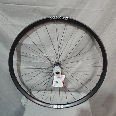 DT-SWISS REAR WHEEL HU 1900 MICRO SPLINE HYBRID 370 BLACK RIM