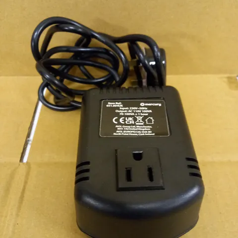 MERCURY STEP DOWN VOLTAGE CONVERTER UK2US100VA