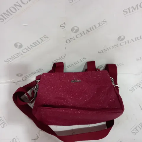 KIPLING HANDBAG IN SPARKLE IN RED