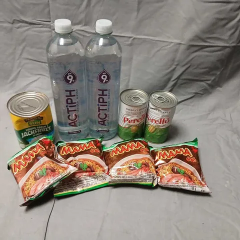 APPROXIMATELY 15 ASSORTED PRODUCTS TO INCLUDE; ACTIPH, MAMA, TROPICAL SUN AND PERELLO