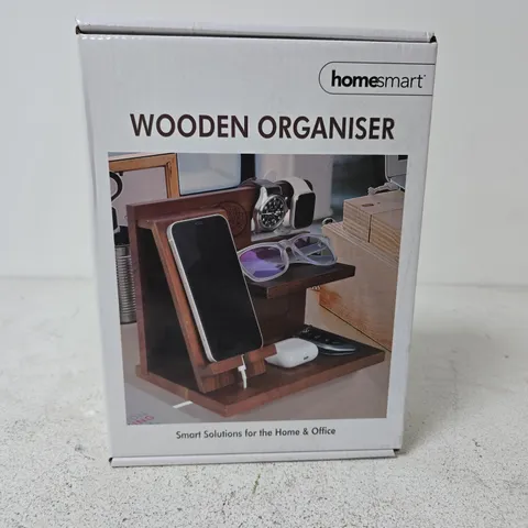 HOMESMART WOODEN ORGANISER – DESK / HOME OFFICE ORGANISER