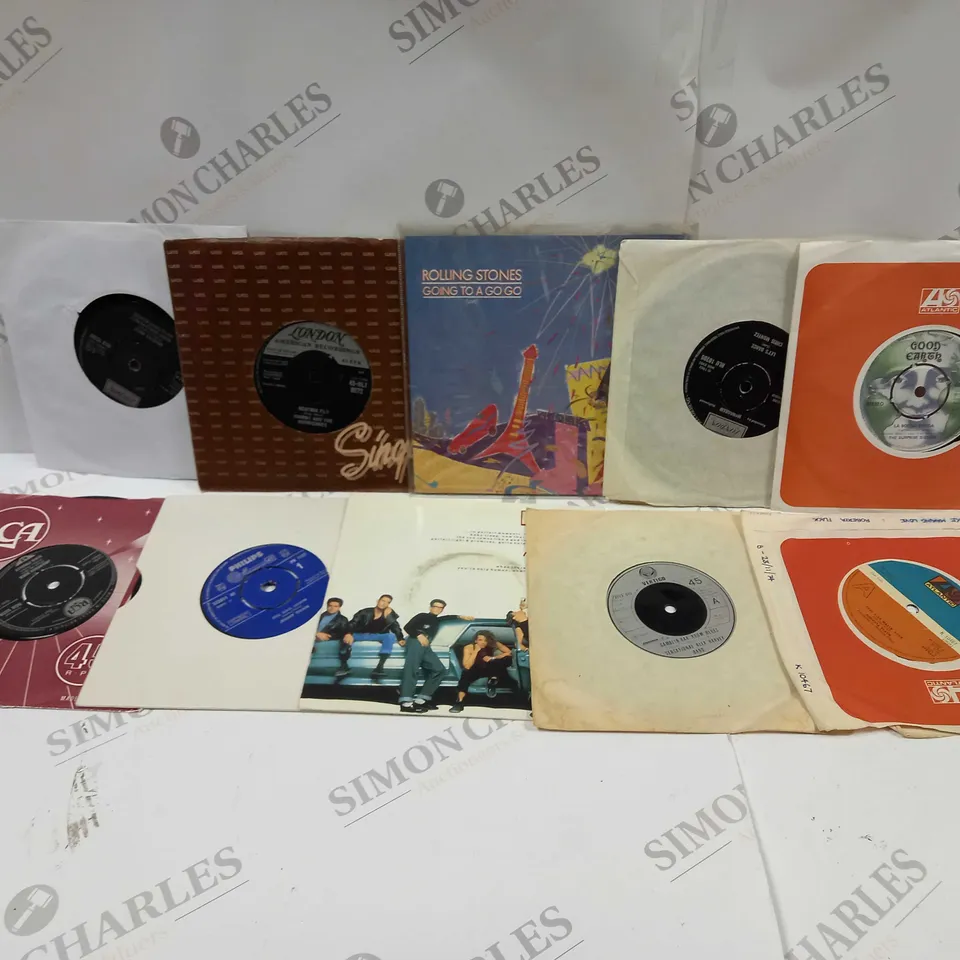 APPROX. 10 X ASSORTED VINYL'S - SMALLER SIZED. ARTISTS VARY 