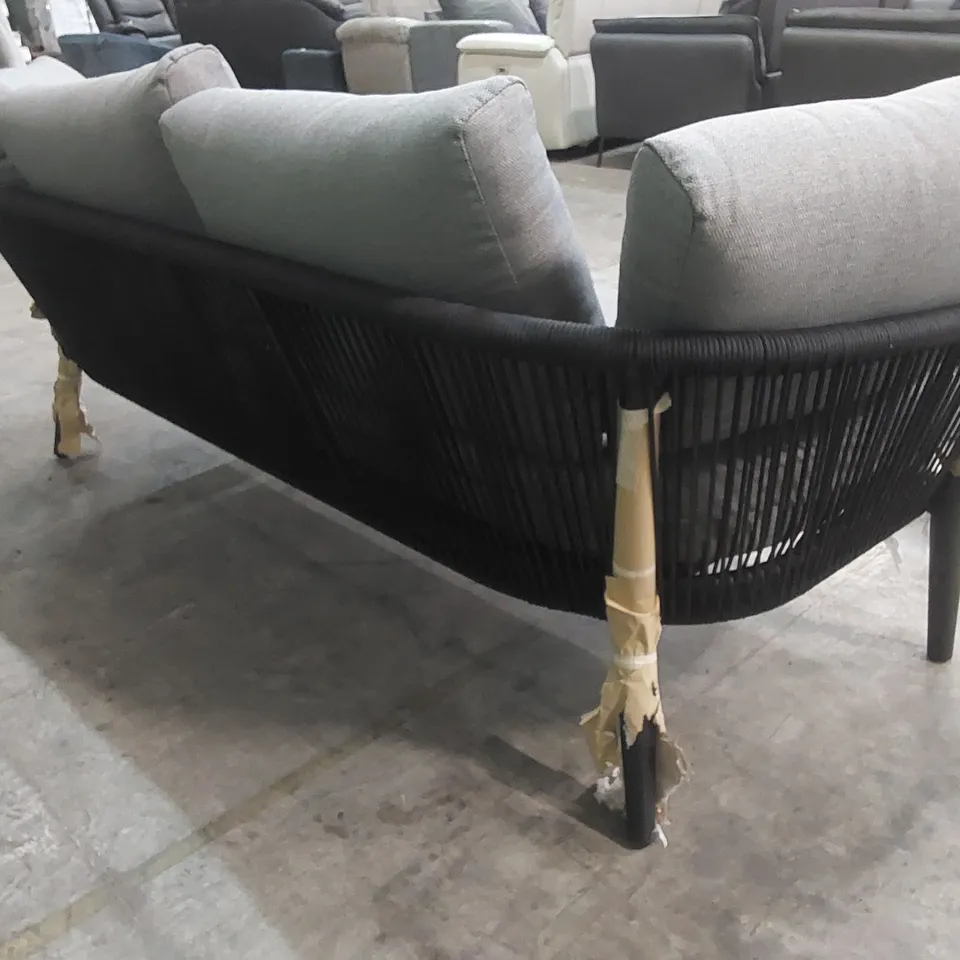 ERBERN DESIGNS LERHONDA 210cm WIDE OUTDOOR PATIO SOFA WITH CUSHIONS