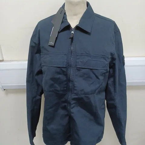 STONE ISLAND OVERSHIRT IN BLUE SIZE M