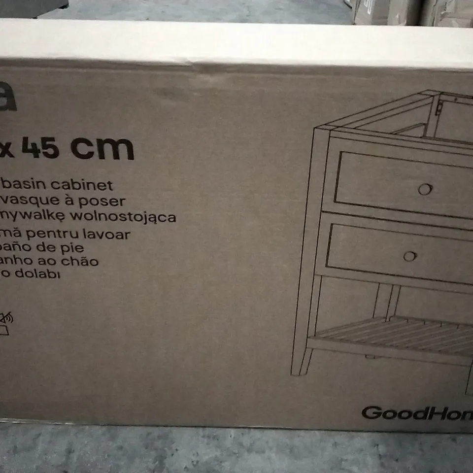 BOXED PERMA 60 X 80.6 X 45CM FREE-STANDING BASIN CABINET