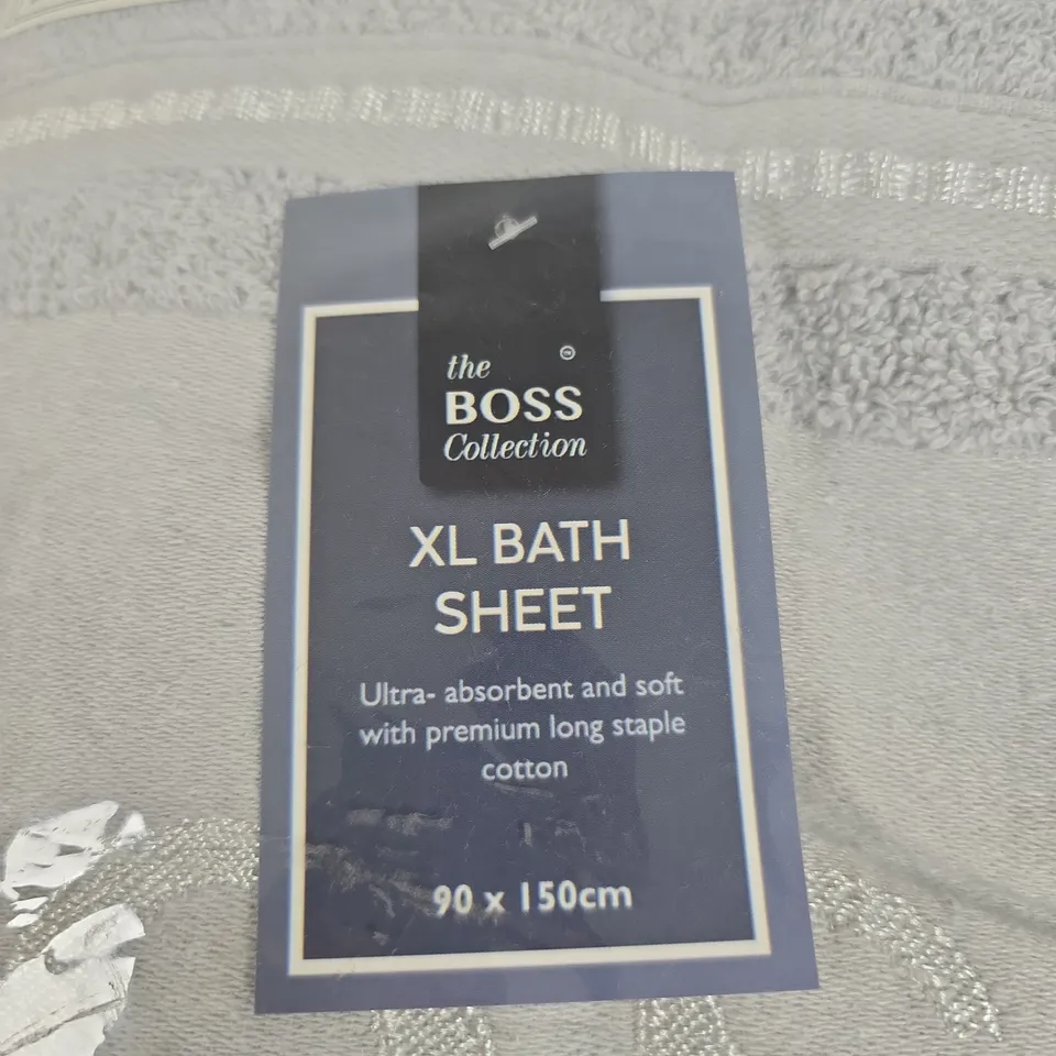 THE BOSS COLLECTION XL BATH SHEET, 90 X 150 CM