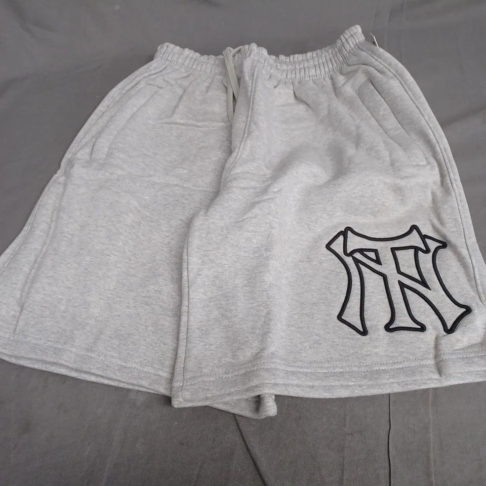 GARMS LIGHT GREY JOGGER SHORTS - MEDIUM